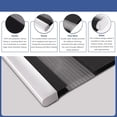 thumbnail image 4 of LUCKUP Cordless Zebra Blinds Roller shades for window Day and Night Blind Dual Layer Light Filtering Shade Light Control Room Darkening Horizontal Window Treatment 29" W X 72" H, Black, 4 of 7