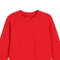 thumbnail image 4 of Splozh Toddler Girls Solid Color T Shirt Girls Long Sleeved Tops Comfortable Soft Breathable Fashionable Solid Color Girls Tops Red,9-10 Years, 4 of 5