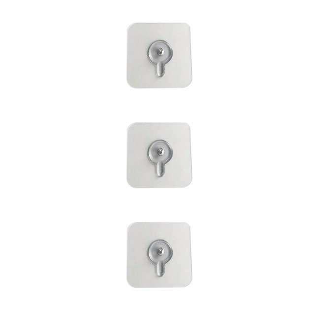maskred 1/2/3/5 Screw Hanger Acrylic Wall Stick Holder Household Storage Screw Hook Seamless Rack 1pcs 3PCS