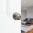 thumbnail image 4 of Regina Satin Nickel Front Door Knob with Lock and Key  Exterior/Interior Door Handles with Lock  Keyed Entry Door Knobs for Front Door  Bedroom  Bathroom & Office  Traditional Home Décor, 4 of 4