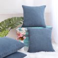 thumbnail image 4 of Unique Bargains 4-Piece Polyester Corn Stripe Throw Pillow Cover for Sofa, 4 of 10