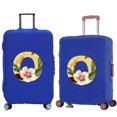 thumbnail image 1 of Luggage Cover Travel Suitcase Protective Cover for Trunk Case 18 ''-28 '' Foldable Elastic Suitcase Cover Floral Lettern Pattern 8floral O M, 1 of 6