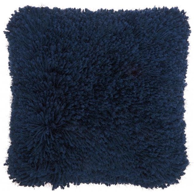 HomeRoots 386397 Coussin d'Accent Moelleux Bleu Marine
