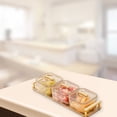 thumbnail image 5 of Fruit Tray Clear Snack Display Tray Candy Snack Tray Nut And Dried Fruit Storage Box Snack Tray For Kitchen And Party Food And Pantry Organization, 5 of 5