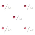 thumbnail image 2 of Transemion Car Modification Lightweight And Stylish Hood Lock Multiple Options Available red DP17-25 5Set, 2 of 6