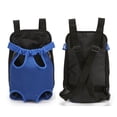 thumbnail image 3 of Pet Carrier Backpack, Pet Front Pack Easy Fit Hands Free Mesh Design Legs Out  for Outdoor Blue S, 3 of 8
