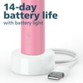 thumbnail image 3 of Philips Sonicare 3100 Power Toothbrush, Rechargeable Electric Toothbrush with Pressure Sensor, Deep Pink HX3681, 3 of 9