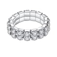thumbnail image 2 of EGNMCR Bagues Multi-Doigts Élastiques Diamant Assorties avec Réglage Automatique Brochettes Élastiques pour BBQ, 2 of 3