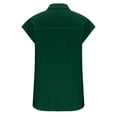 thumbnail image 4 of EGNMCR T-Shirts pour Femmes Mode T-Shirt à Manches Courtes pour Femme Col Rabattu Col Rond Bouton Décontracté Élastique Confortable Blouse Chemises, 4 of 4