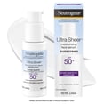 thumbnail image 3 of Neutrogena Ultra Sheer Moisturizing Face Serum Sunscreen SPF 50+ - with Vitamin E - UVA/UVB Protection - Fragrance Free, 3 of 10
