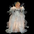 thumbnail image 1 of Northlight Lighted Angel with Candle Christmas Tree Topper - 10.5" - Silver - Clear Lights, 1 of 6