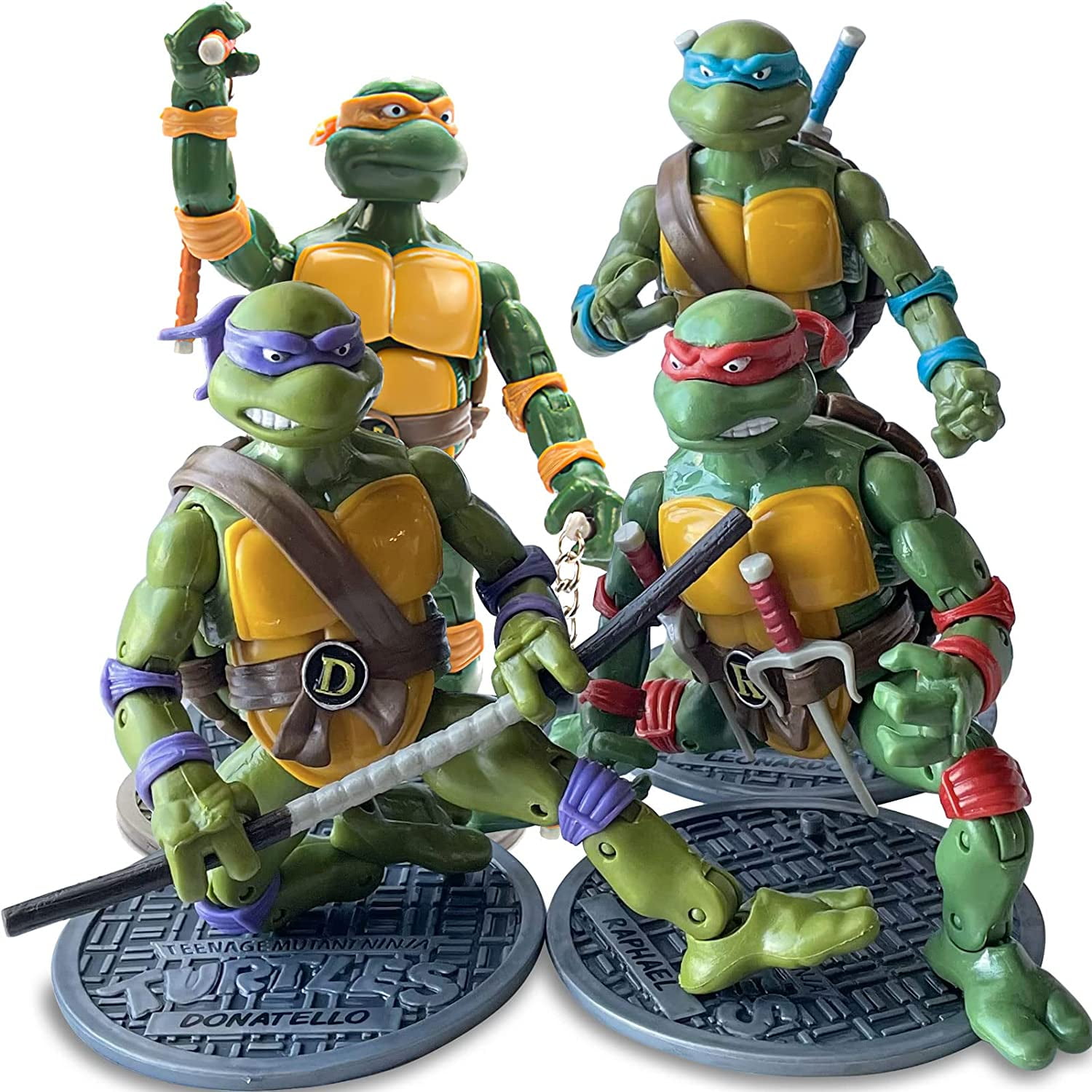 その他 Figure set for sale J&G Ninja Turtles 4 PCS Set | Teenage Ninja Turtles Action Figure