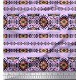 thumbnail image 1 of Soimoi Velvet Fabric Aztec Southwestern Print Fabric by Yard 58 Inch Wide, 1 of 3