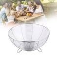 thumbnail image 2 of WHEANG 1PCS Countertop Fruit Bowl Stainless Fruit And Vegetable Basket For Kitchen Counter Wire Baskets For Fruits Vegetables Breads Snacks Large Fruit Bowl, 2 of 9