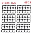 thumbnail image 1 of 6Pcs 21700 3X5 Battery Holder Stand Plastic Frame Brackets Holding Battery Packs, 1 of 6
