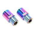 thumbnail image 2 of Bike Pedal Extenders, 2 Pieces  Molybdenum Steel Sturdy Durable Knee Protection Bike Pedal Axle Extender  For Pedal 20mm, 2 of 8
