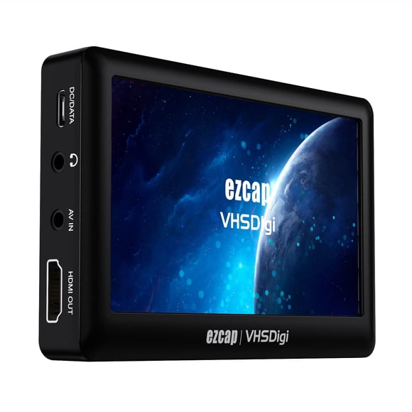 VHS Player Convert VHS To Digital With AV Video Recorders Vhs Player For Vhs Tapes Only Vcr Player ABS Hi8 Player Digitize Analog Video Audio VCR To Digital Converter Vhs Player For Vhs Tapes Only VC