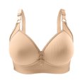 thumbnail image 2 of Weiqiqre Womens Underwear Plus Size Comfortable Front Closure Bras Push Up Full Coverage Bras, 2 of 9