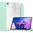 thumbnail image 1 of KOMI Tablet PC Case Case Compatible with Lenovo Tab M10 Plus (Gen 3 2022) 10.6"Tablet Case, TPU Slim Cover Auto Wake/Sleep Smart Case with Clear Transparent Back Shell Back tablet protection Green, 1 of 5