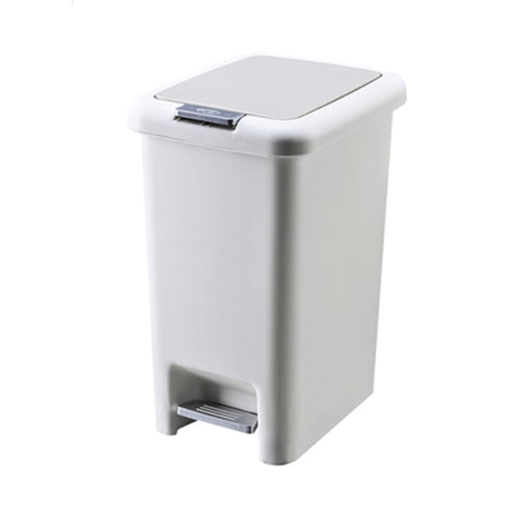 EGNMCR Kitchen Gadgets, Kitchen Accessories, Kitchen Utensils & Gadgets Trash Can Household Bathroom Kitchen Toilet With Lid Large Trash Can Slot Bedroom Plastic Open Lid Foot-operated garbage can