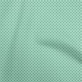 thumbnail image 1 of oneOone Georgette Viscose Light Mint Green Fabric Dot Cousing Craft Projects Fabric Prints By Yard 42 Inch Wide, 1 of 5