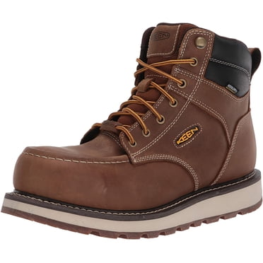 KEEN Utilitaire Homme Cincinnati 6 Embout Composite Imperméable Botte de Travail à Talon Compensé 9 Grand Belge/sandshell