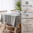 thumbnail image 5 of Nappe à Franges en Coton Lin Lourd Anti-Poussière pour Décoration de Table de Cuisine, 5 of 5