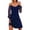 Blue-3, variant on 2025 Women Casual Embroidery Dress Teenager Casual Dresses Round Neck Sleeve Dress Plus Size Dresses Casual Half Sleeve Chiffon Shawl Teacher Dresses Cardigan Two Set Dress