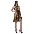 thumbnail image 3 of Moomaya Printed Tunic Tank Dress Swing Dress Halter Neck Mini Summer Dress, 3 of 4