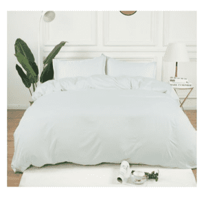 Refurbished Fabstyles 100% Bamboo Duvet Cover Silky Soft, Breathable, Cooling, Hypoallergenic, Bamboo Comforter Cover for Grey, King
