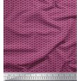 thumbnail image 1 of Soimoi Velvet Fabric Dot & Geometric Small Print Fabric by The Yard 58 Inch Wide, 1 of 3