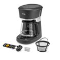 thumbnail image 1 of Mr. Coffee 12 Cup Programmable Coffee Maker with Dishwashable Design | Advanced Water Filtration | Black/Chrome, 1 of 5