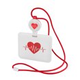 thumbnail image 1 of Shisuyan Porte-Cartes d'Identité Rétractable Porte-Badge Nominatif avec Lanière pour Infirmières Médecins, 1 of 8