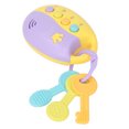 thumbnail image 2 of Car Keys Toy, Portable Kids Car Keys Toy Sensory Training With Teethers For Travel Play For Toddlers, 2 of 8