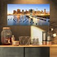 thumbnail image 1 of Illuminated New York Skyscrapers - Cityscape Canvas Print, 1 of 3