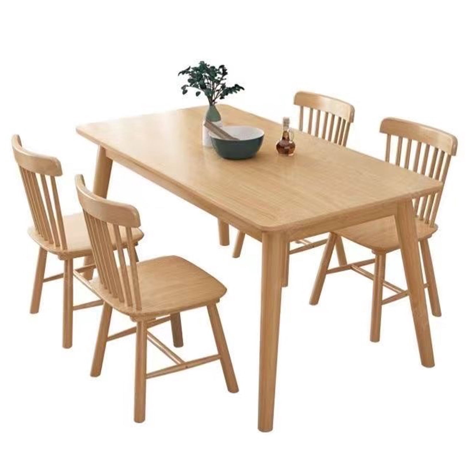 SUSUZI 47"  Rectangular Dining Table Wood Dinner Eating Table for Kitchen, Dining Room, Table Olny