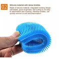 thumbnail image 3 of Silicone Sponge Dish Washing Kitchen Scrubber 5 Pack Reusable Dish Washing Cleaning Sponges Double-Sided Multipurpose Non Stick Silicone Dish Sponges for Dishes Fruit Vegetable, 3 of 10
