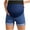 Blue, variant on Bwiyojiz Fashion Sizes S-XL Belly Hugging Denim Shorts for Women with Rolled Edges Maternity Casual Outerwear, Blue