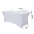 thumbnail image 5 of Elastic Tablecloth Decorative Close-fitted Unique Banquet Rectangular Table Cover, 5 of 5