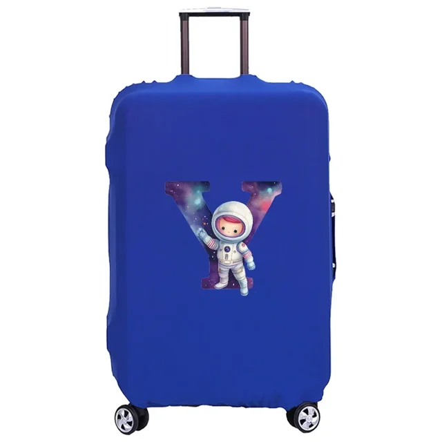 Luggage Cover Washable Case Cover Protective Case Scratch Proof Case Cover Suitable for Astronaut Print Pattern Fits 18-32 Inch 8astronaut letter Y S