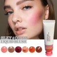 thumbnail image 1 of 5 Color Blush Red Milk Gel Gel Creamy Liquid Blush Rouge Obedience Nature10Ml, Makeup White Blusher, 1 of 9