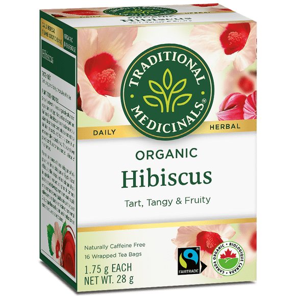 Traditional Medicinals - Organic Hibiscus- 16 Tea Bags