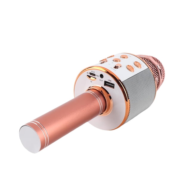 Professional Professional BT Wireless Microphone Karaoke Speaker KTV Music Player Singing Recorder Handheld Microphone