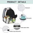 thumbnail image 3 of Competition Sports Students Backpack Baseball Football Soccer Basketball Ball Game School Bag with Team Design, Durable and Adjustable Strap, 3 of 6