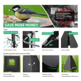 thumbnail image 4 of Squirrel Proof Bird Feeder Baffle Guard Squirrel Flapper Bird Feeder with Anti-Theft Rotation Hanging Bird Feeder Combo, 4 of 5