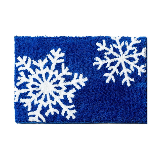 SIfdSeng Get it Fast and Winter Bathroom Mat Soft and Absorbent Fine Fiber Bathroom Carpet Tpr Backing Bathroom Carpet Suitable for Flooring