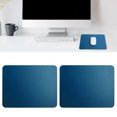 thumbnail image 3 of 2x Mouse Pad Minimalist, Double Sided Mouse Pad PVC Leather PVC Leather  Texture, Portable Desk Mat 27 X 21cm for, 3 of 8