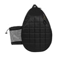 thumbnail image 3 of tamizeot Racquet Carrier Gift Bag Sports Accessory Easy Access Active Entertainment Tennis Racquet Bag Squash Pickle Ball Black 29.5x10x43cm, 3 of 6