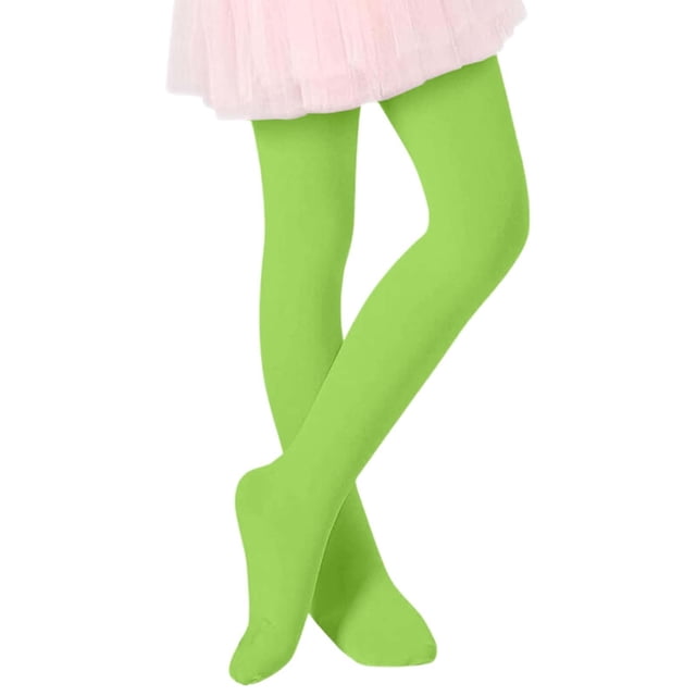 MIASHUI Collants pour Filles Collants de Ballet pour Filles Bas de Danse Collants, Vert, 6-12 Mois