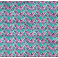 thumbnail image 5 of oneOone Cotton Poplin Twill Fuschia Pink Fabric Triangle Geometric Sewing Craft Projects Fabric Prints By Yard 56 Inch Wide, 5 of 5